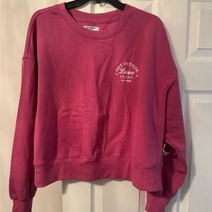 Old Navy Pink Crewneck Sweatshirt